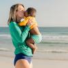 image:imageSwimZip Shorties  UPF 50 Swim Shorts  Baby Toddler and Kids  Boys or GirlsSeashell