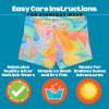 image:imageSwimZip Shorties  UPF 50 Swim Shorts  Baby Toddler and Kids  Boys or GirlsVibrant Vacay