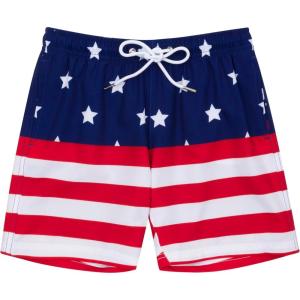 image:imageSwimZip Boys Swim Trunks with Boxer Brief Liner and UPF 50 Sun ProtectionAmericana