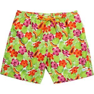 image:imageSwimZip Boys Swim Trunks with Boxer Brief Liner and UPF 50 Sun ProtectionHibiscus