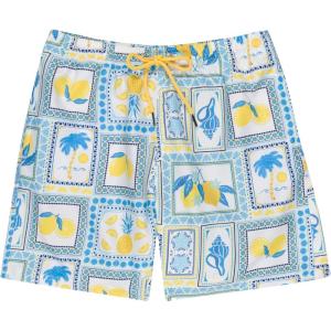 image:imageSwimZip Boys Swim Trunks with Boxer Brief Liner and UPF 50 Sun ProtectionMediterranean Lemons