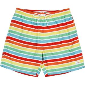 image:imageSwimZip Boys Swim Trunks with Boxer Brief Liner and UPF 50 Sun ProtectionRainbow
