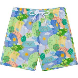 image:imageSwimZip Boys Swim Trunks with Boxer Brief Liner and UPF 50 Sun ProtectionSunshine