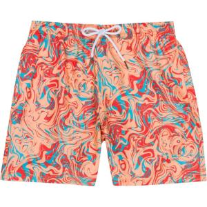 image:imageSwimZip Boys Swim Trunks with Boxer Brief Liner and UPF 50 Sun ProtectionSwirl