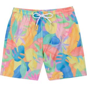 image:imageSwimZip Boys Swim Trunks with Boxer Brief Liner and UPF 50 Sun ProtectionVibrant Vacay