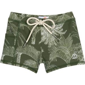image:imageSwimZip Shorties  UPF 50 Swim Shorts  Baby Toddler and Kids  Boys or GirlsHawaiian Rainforest