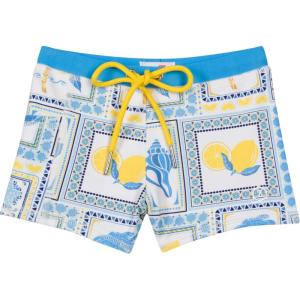 image:imageSwimZip Shorties  UPF 50 Swim Shorts  Baby Toddler and Kids  Boys or GirlsMediterranean Lemons