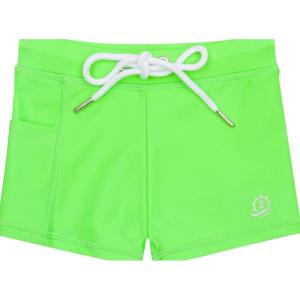 image:imageSwimZip Shorties  UPF 50 Swim Shorts  Baby Toddler and Kids  Boys or GirlsNeon Green