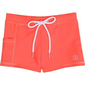 image:imageSwimZip Shorties  UPF 50 Swim Shorts  Baby Toddler and Kids  Boys or GirlsNeon Orange