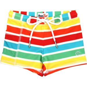 image:imageSwimZip Shorties  UPF 50 Swim Shorts  Baby Toddler and Kids  Boys or GirlsRainbow
