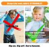 image:imageSwimZip Boys Long Sleeve Rash Guard amp Swim Shorts Set  UPF 50 Sun ProtectionBlue Gingham