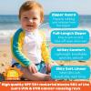 image:imageSwimZip Boys Long Sleeve Rash Guard amp Swim Shorts Set  UPF 50 Sun ProtectionColor Pop