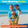 image:imageSwimZip Boys Long Sleeve Rash Guard amp Swim Shorts Set  UPF 50 Sun ProtectionCoral