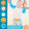 image:imageSwimZip Boys Long Sleeve Rash Guard amp Swim Shorts Set  UPF 50 Sun ProtectionMediterranean Lemons