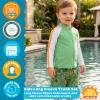 image:imageSwimZip Boys Long Sleeve Rash Guard amp Swim Shorts Set  UPF 50 Sun ProtectionThe Tropics