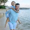 image:imageSwimZip Boys Short Sleeve Rash Guard amp Swim Shorts Set  UPF 50 Sun ProtectionBlue Gingham