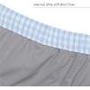 image:imageSwimZip Boys Short Sleeve Rash Guard amp Swim Shorts Set  UPF 50 Sun ProtectionBlue Gingham