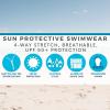 image:imageSwimZip Boys Short Sleeve Rash Guard amp Swim Shorts Set  UPF 50 Sun ProtectionHibiscus