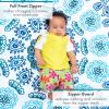 image:imageSwimZip Boys Short Sleeve Rash Guard amp Swim Shorts Set  UPF 50 Sun ProtectionHibiscus