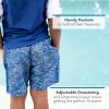 image:imageSwimZip Boys Short Sleeve Rash Guard amp Swim Shorts Set  UPF 50 Sun ProtectionOcean Breeze
