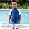 image:imageSwimZip Boys Short Sleeve Rash Guard amp Swim Shorts Set  UPF 50 Sun ProtectionOcean Breeze