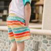 image:imageSwimZip Boys Short Sleeve Rash Guard amp Swim Shorts Set  UPF 50 Sun ProtectionRainbow