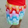 image:imageSwimZip Boys Short Sleeve Rash Guard amp Swim Shorts Set  UPF 50 Sun ProtectionSurfs Up