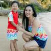 image:imageSwimZip Boys Short Sleeve Rash Guard amp Swim Shorts Set  UPF 50 Sun ProtectionSurfs Up