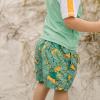 image:imageSwimZip Boys Short Sleeve Rash Guard amp Swim Shorts Set  UPF 50 Sun ProtectionThe Tropics