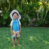image:imageSwimZip Boys Short Sleeve Rash Guard amp Swim Shorts Set  UPF 50 Sun ProtectionVibrant Vacay