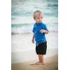 image:imageSwimZip UPF 50 Short Sleeve Rash Guard for Boys and Girls  Baby Toddler KidsBlack