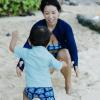 image:imageSwimZip UPF 50 Short Sleeve Rash Guard for Boys and Girls  Baby Toddler KidsDream Blue