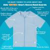 image:imageSwimZip UPF 50 Short Sleeve Rash Guard for Boys and Girls  Baby Toddler KidsDream Blue