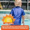 image:imageSwimZip UPF 50 Short Sleeve Rash Guard for Boys and Girls  Baby Toddler KidsNavy Blue