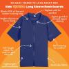 image:imageSwimZip UPF 50 Short Sleeve Rash Guard for Boys and Girls  Baby Toddler KidsNavy Blue