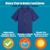 image:imageSwimZip UPF 50 Short Sleeve Rash Guard for Boys and Girls  Baby Toddler KidsNavy Blue