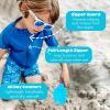 image:imageSwimZip UPF 50 Short Sleeve Rash Guard for Boys and Girls  Baby Toddler KidsNavy Blue