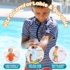 image:imageSwimZip UPF 50 Short Sleeve Rash Guard for Boys and Girls  Baby Toddler KidsNavy Stripe