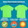 image:imageSwimZip UPF 50 Short Sleeve Rash Guard for Boys and Girls  Baby Toddler KidsNeon Green