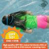 image:imageSwimZip UPF 50 Short Sleeve Rash Guard for Boys and Girls  Baby Toddler KidsNeon Green