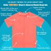 image:imageSwimZip UPF 50 Short Sleeve Rash Guard for Boys and Girls  Baby Toddler KidsNeon Orange