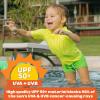 image:imageSwimZip UPF 50 Short Sleeve Rash Guard for Boys and Girls  Baby Toddler KidsNeon Yellow