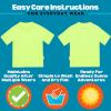 image:imageSwimZip UPF 50 Short Sleeve Rash Guard for Boys and Girls  Baby Toddler KidsNeon Yellow