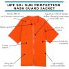 image:imageSwimZip UPF 50 Short Sleeve Rash Guard for Boys and Girls  Baby Toddler KidsOrange