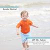 image:imageSwimZip UPF 50 Short Sleeve Rash Guard for Boys and Girls  Baby Toddler KidsOrange
