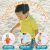 image:imageSwimZip UPF 50 Short Sleeve Rash Guard for Boys and Girls  Baby Toddler KidsSulphur Yellow