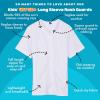 image:imageSwimZip UPF 50 Short Sleeve Rash Guard for Boys and Girls  Baby Toddler KidsWhite
