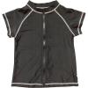 image:imageSwimZip UPF 50 Short Sleeve Rash Guard for Boys and Girls  Baby Toddler KidsGray