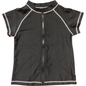 image:imageSwimZip UPF 50 Short Sleeve Rash Guard for Boys and Girls  Baby Toddler KidsGray