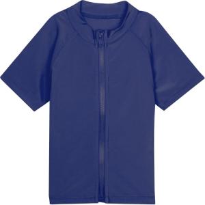 image:imageSwimZip UPF 50 Short Sleeve Rash Guard for Boys and Girls  Baby Toddler KidsNavy Blue